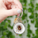 Recherche de portrait vintage porteclés Floral
