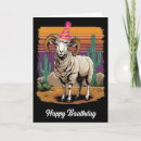 Recherche de cornes vœux cartes Mouton
