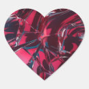 Recherche de coeur brisé autocollants Rouge