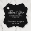 Recherche de mariage étiquettes cadeau Merci