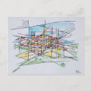 Recherche de dessins géométriques cartes postales Aquarelle