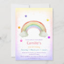 Recherche de adorable invitations Arc en ciel