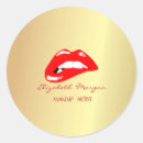 Zoek naar rode lippen stickers Elegant