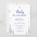 Recherche de winter wonderland baby shower invitations Hiver
