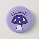 Zoek naar paddestoelen buttons Cartoon
