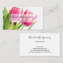 Recherche de tulipes roses cartes visite Fleurs