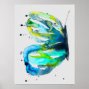Zoek naar blauwe vlinders kunst Dier