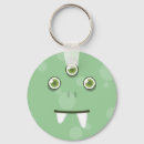 Recherche de monstre vert porteclés Dessin animé