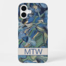 Recherche de fleur vintage iphone coques Monogrammé