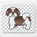 Recherche de tzu shih tapis souris Illustration de chien
