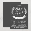 Recherche de tableau baby shower invitations Botanique