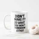 Recherche de demain tasses Typographie