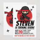 Zoek naar ninja verjaardag uitnodigingen Karate
