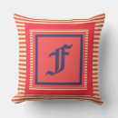 Recherche de monogramme f coussins Famille
