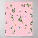 Recherche de noël rose posters Neige