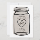 Zoek naar mason jar wedding uitnodigingen Land