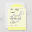 Recherche de jaune gris invitations Monogramme