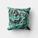 Recherche de noir blanc turquoise coussins Sarcelle