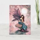 Recherche de fée gothique vœux cartes Aquarelle