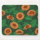Recherche de feuille orange tapis souris Floral