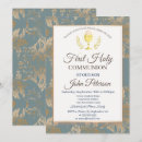 Recherche de vintage petite communion invitations Rétro