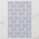Zoek naar rode wit en blauw briefpapier Strand