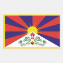 Recherche de le thibet autocollants Drapeau