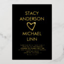 Zoek naar hartslag uitnodigingen Goud