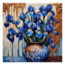 Recherche de vase bleu posters De
