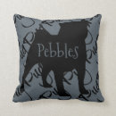 Recherche de chien de carlin coussins Silhouette