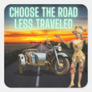Recherche de moto drôle autocollants Vintage