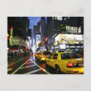Recherche de taxis cartes postales Manhattan