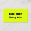 Recherche de coloré cartes visite Maquillage