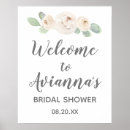 Recherche de bridal shower welcome signes Botanical