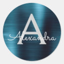 Recherche de bleu mariage autocollants Monogramme