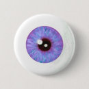 Recherche de globe oculaire badges Bleu