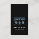 Recherche de ingénieur du son cartes visite Studio