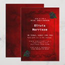 Recherche de sang rouge invitations Gothique