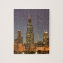 Recherche de chicago skyline puzzles Paysage urbain