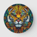 Recherche de tigre horloges Animal