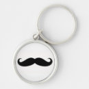 Recherche de moustache mignonne porteclés Noir
