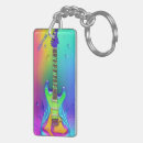 Recherche de guitare électrique porteclés Rock and roll