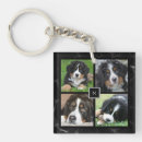 Recherche de marbre noir porteclés Monogramme