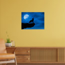 Recherche de loup de clair lune posters Montagne