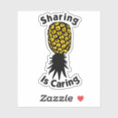 Recherche de ananas drôle autocollants À l'envers