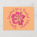 Recherche de luau bridal shower invitations Hibiscus