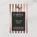 Recherche de or rose géométrique cartes visite Coiffeur