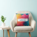 Recherche de peinture éclaboussée coussins Coloré