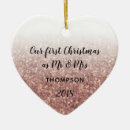 Recherche de coeur rose ornements Marié