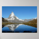 Zoek naar zwitserse alpen kunst Matterhorn